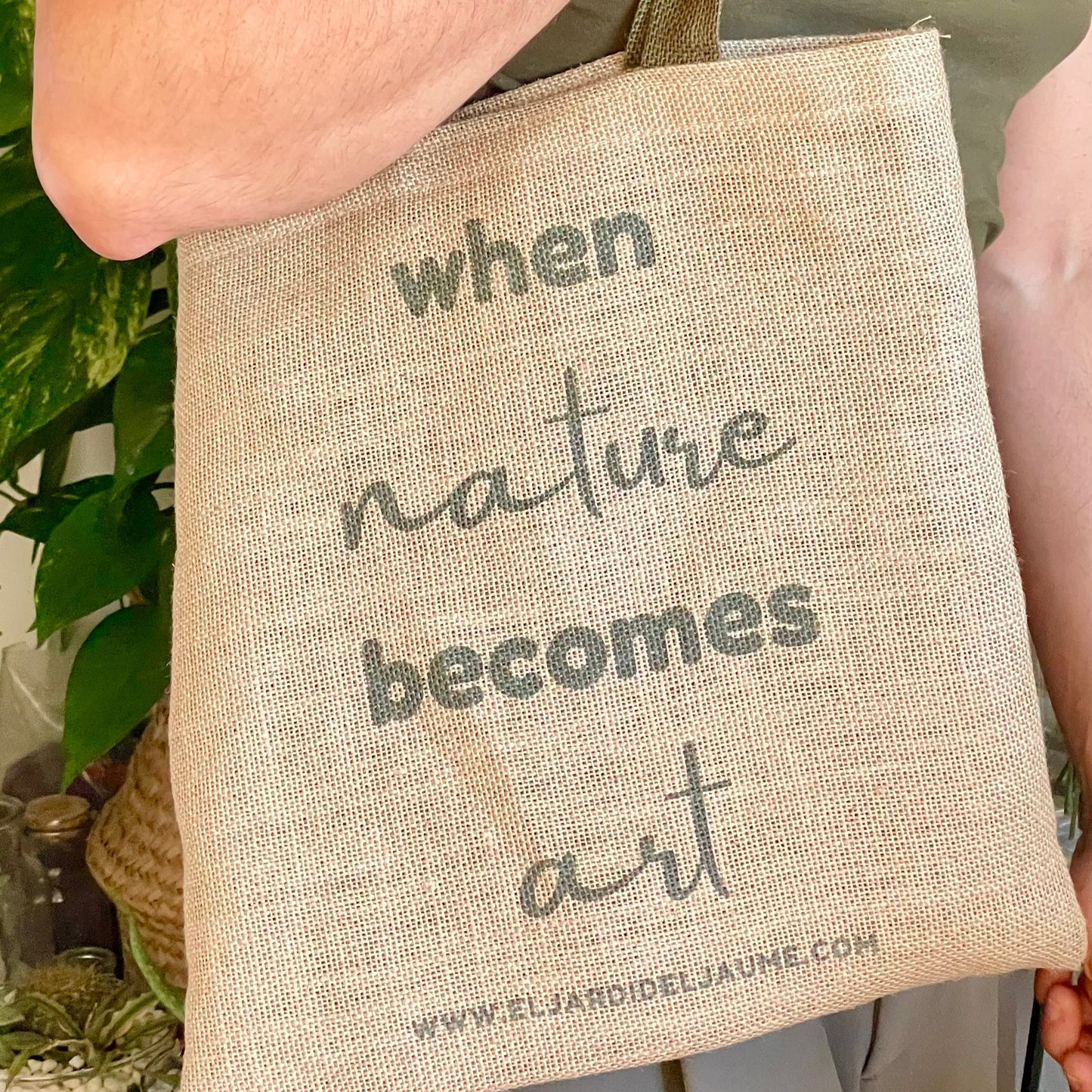 Tote bag "When nature becomes art"