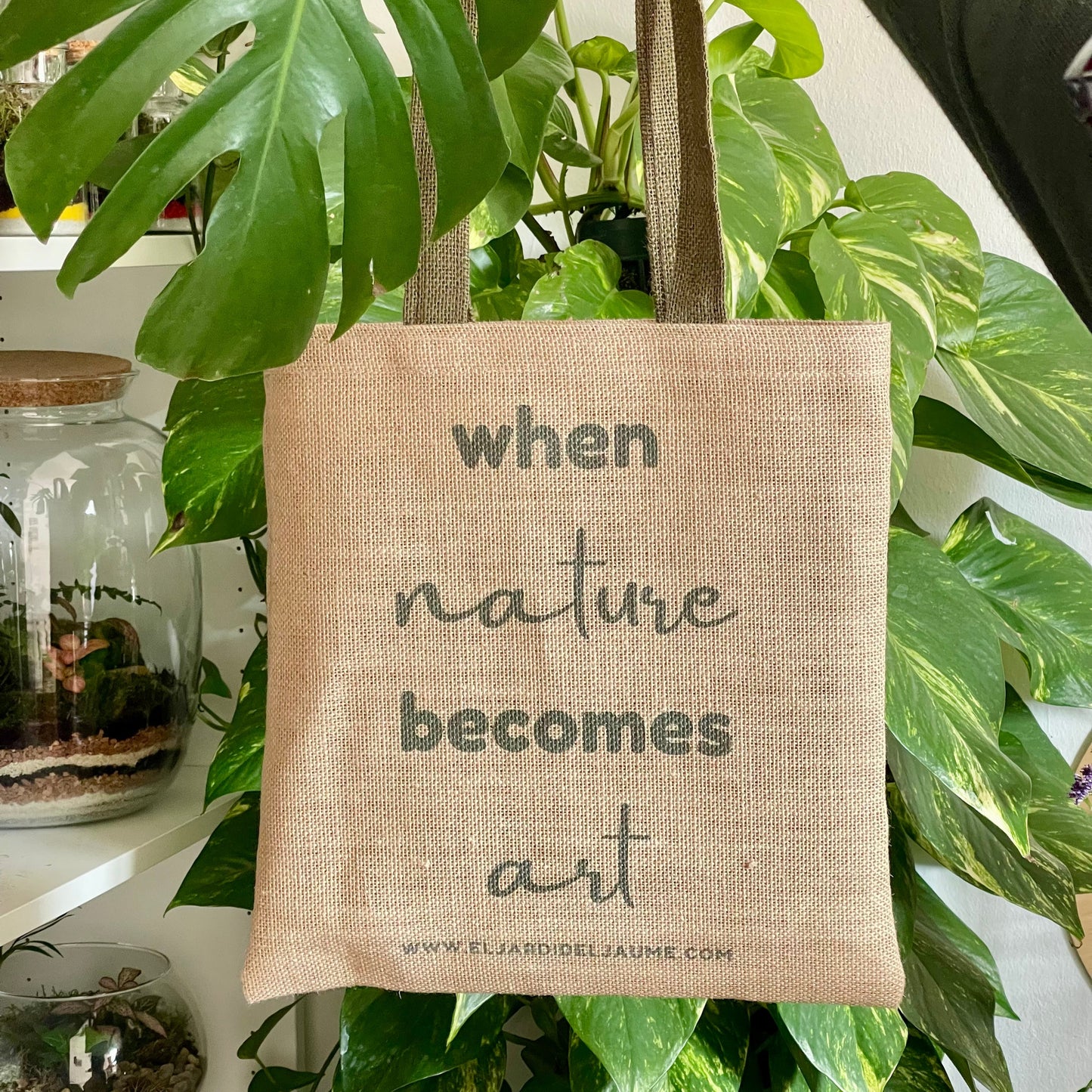 Tote bag "When nature becomes art"