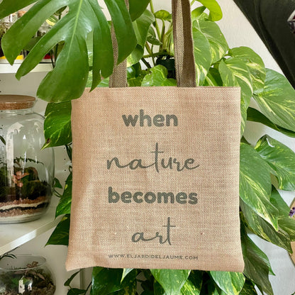 Tote bag "When nature becomes art"