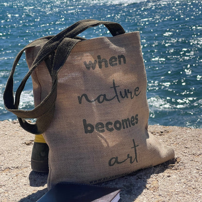 Tote bag "When nature becomes art"